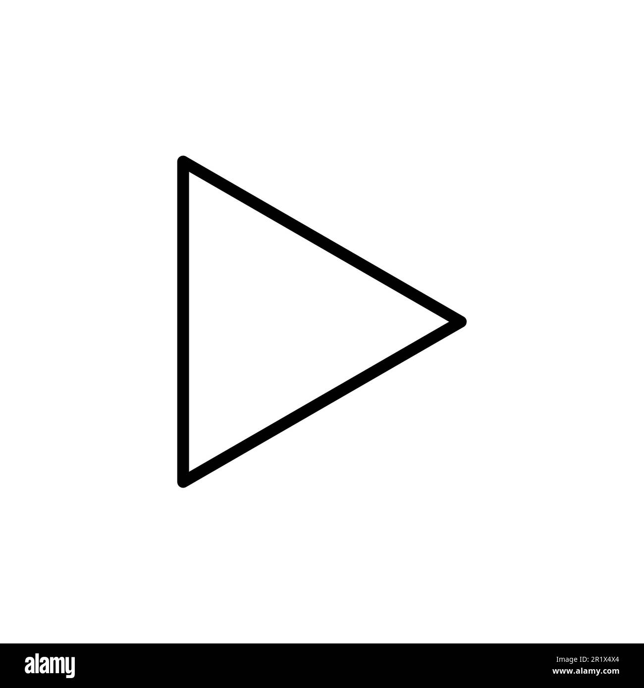 Play Icon vector. Play button vector icon Stock Vector Image & Art - Alamy