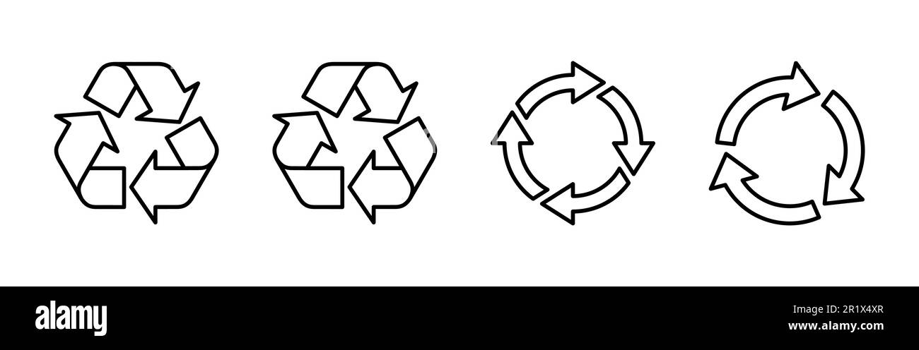 Recycle icon vector. Recycling vector icon Stock Vector Image & Art - Alamy