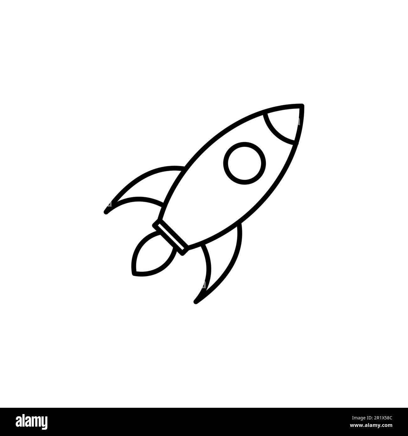 Rocket icon vector. Startup icon vector Stock Vector Image & Art - Alamy