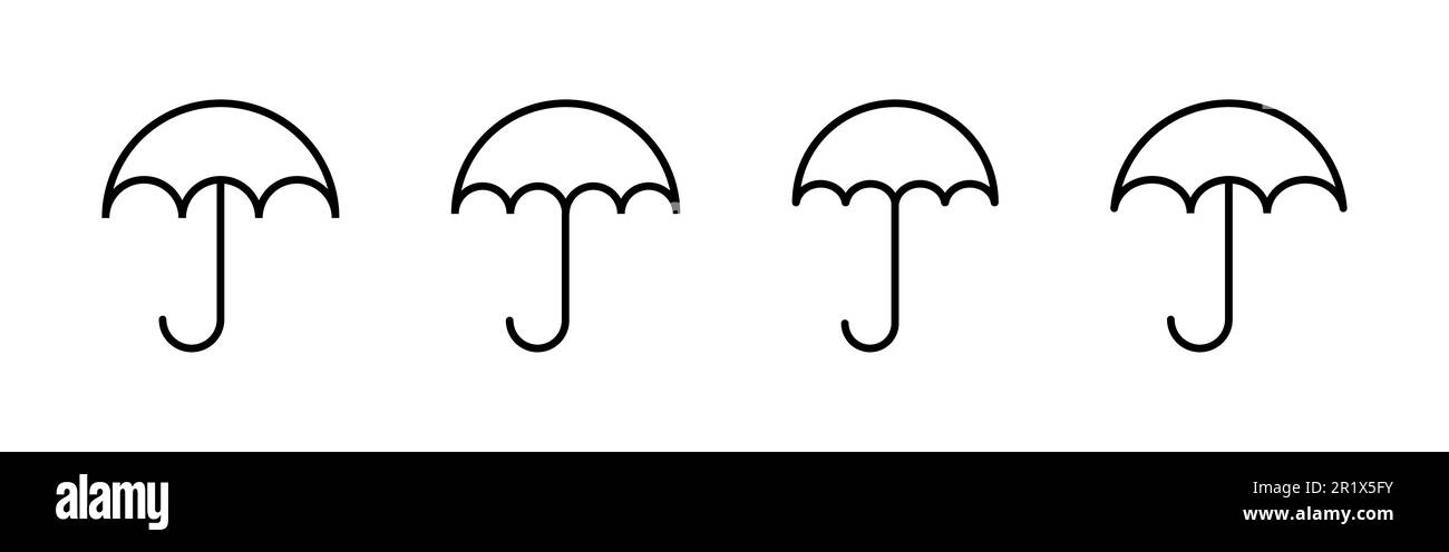 Umbrella icon vector. umbrella sign icon Stock Vector Image & Art - Alamy