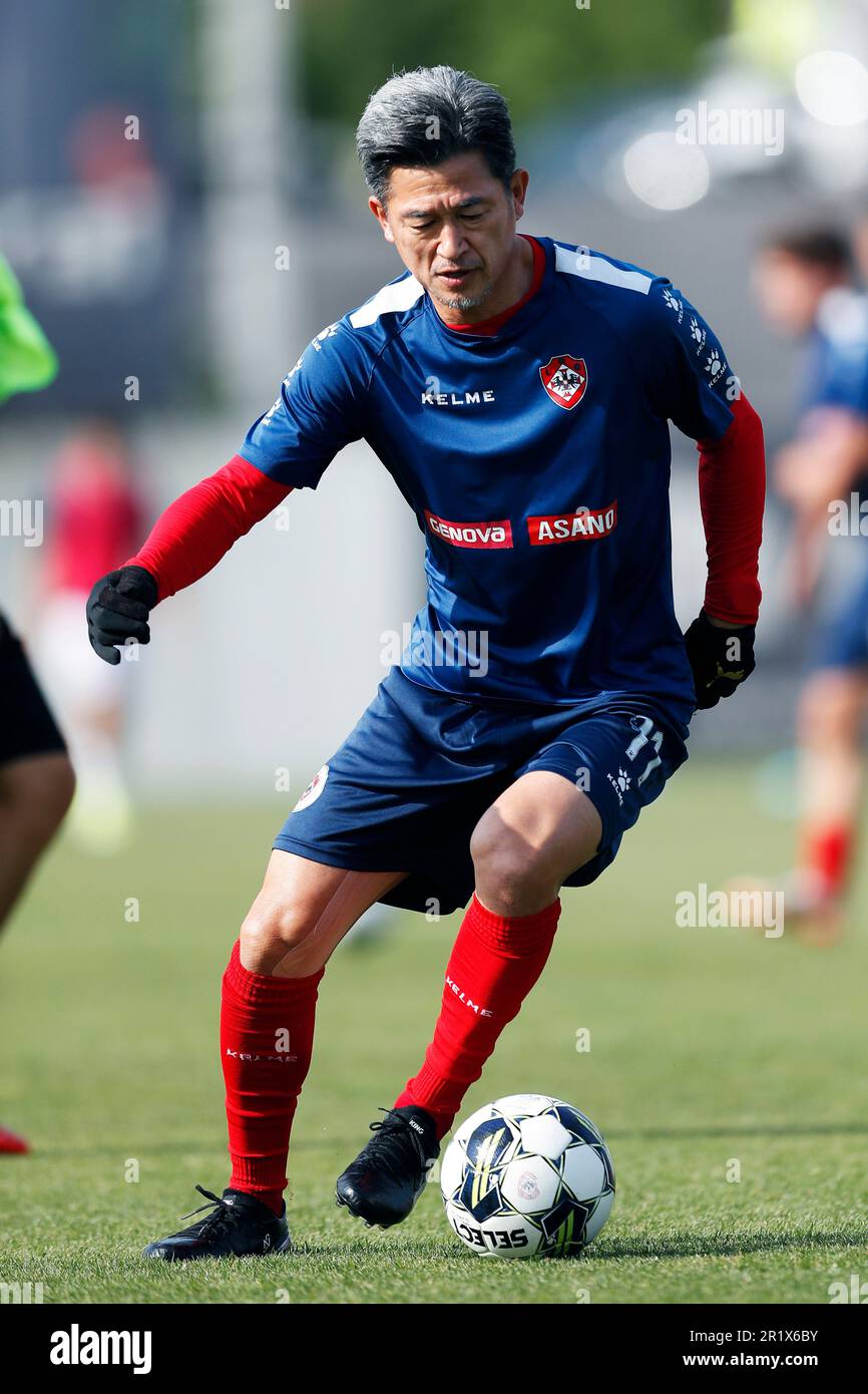 Oliveira de Azemeis, Portugal. 12th Feb, 2023. Kazu (Oliveirense)  Football/Soccer : Portugal Liga Portugal 2 SABSEG match between UD  Oliveirense 2-1 FC Porto B at the Estadio Carlos Osorio in Oliveira de