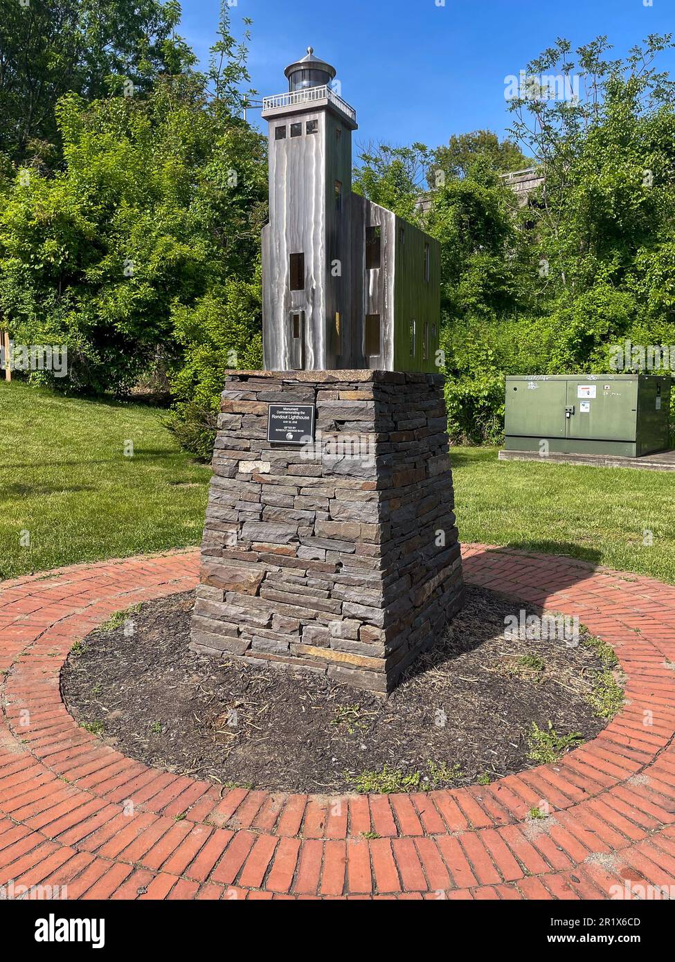 Kingston, NY USA May 14, 2023 Vertical view of the Monument