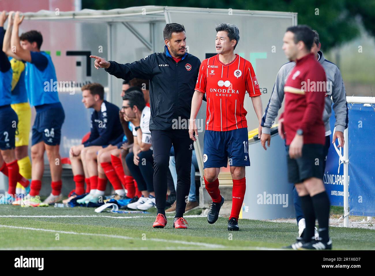 Oliveira de Azemeis, Portugal. 12th Feb, 2023. Kazu (Oliveirense)  Football/Soccer : Portugal Liga Portugal 2 SABSEG match between UD  Oliveirense 2-1 FC Porto B at the Estadio Carlos Osorio in Oliveira de