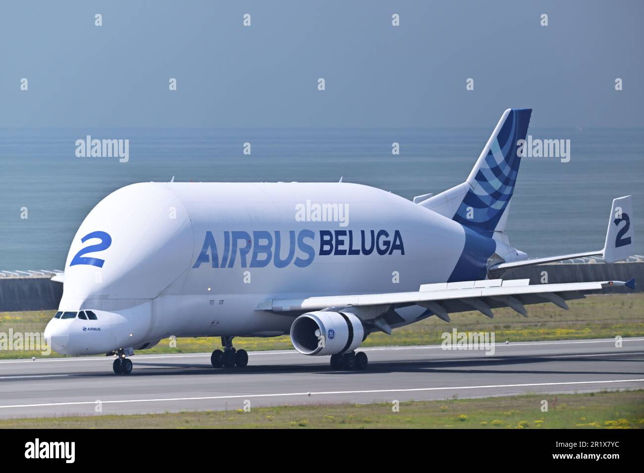 An Airbus A300 600ST Beluga ST F GSTB Large Transport Aircraft An Airbus A300 600ST Beluga ST F GSTB Large Transport Aircraft