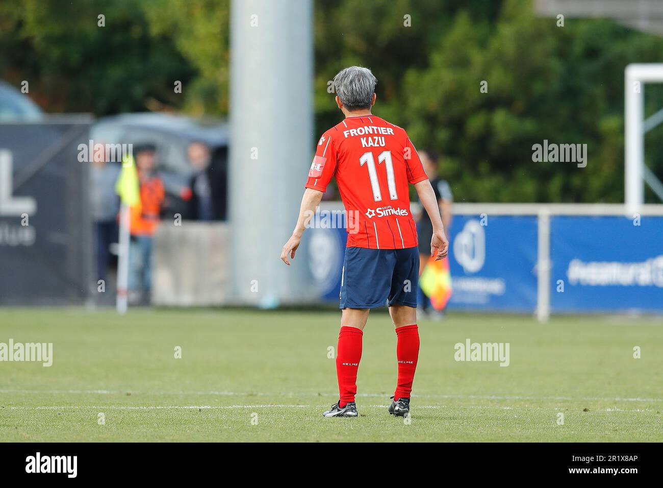 Oliveira de Azemeis, Portugal. 12th Feb, 2023. Kazu (Oliveirense)  Football/Soccer : Portugal Liga Portugal 2 SABSEG match between UD  Oliveirense 2-1 FC Porto B at the Estadio Carlos Osorio in Oliveira de