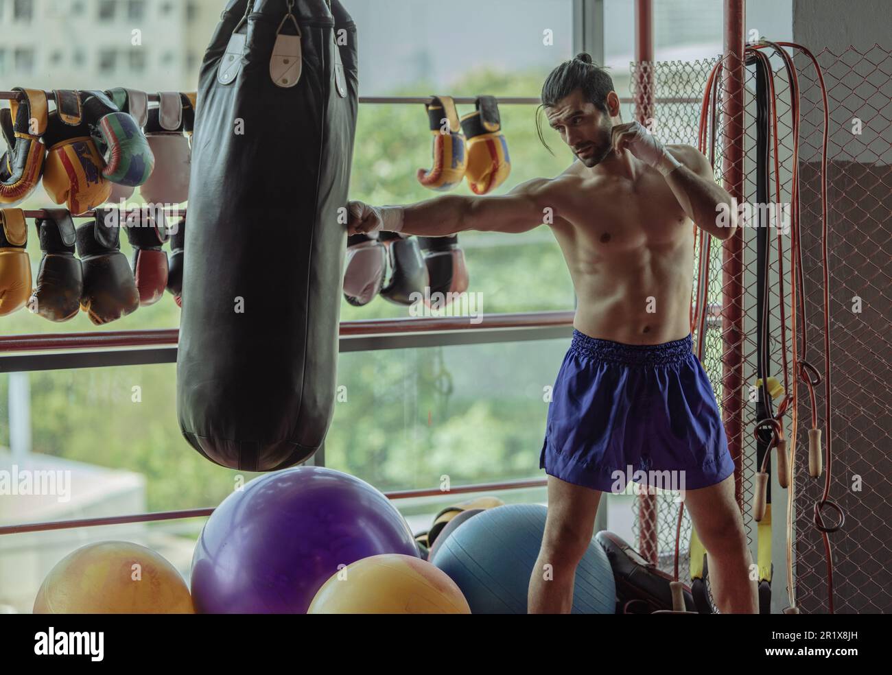 Boxers at the professional level routinely train by punching and