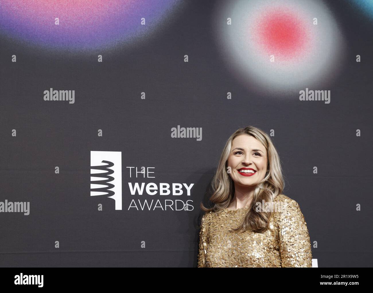 New York, United States. 15th May, 2023. Caitlin Scruggs arrives on the