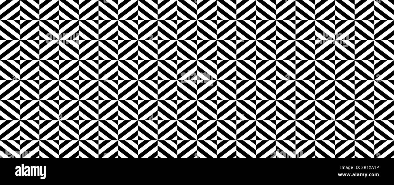 Seamless geometric rhombus pattern. Black white ethnic diamond repeating background. Decorative ornament background. Modern textile fabric design template swatch. Contemporary vector print wallpaper Stock Vector