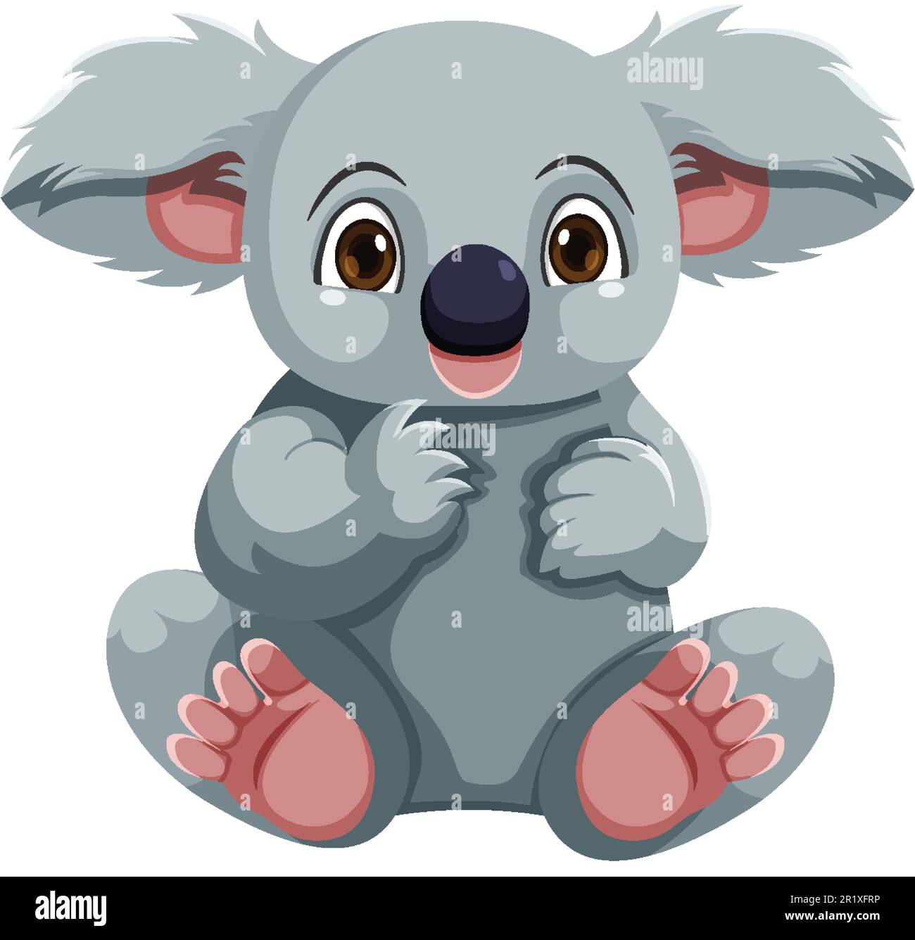 Cute koala cartoon hi-res stock photography and images - Alamy