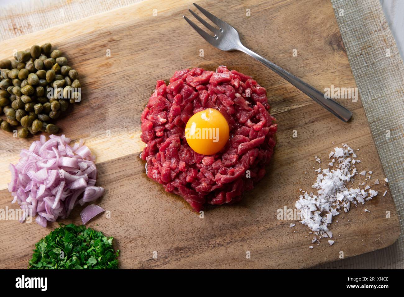 Steak tartare, steak tartare or beef tartare is a dish made from raw