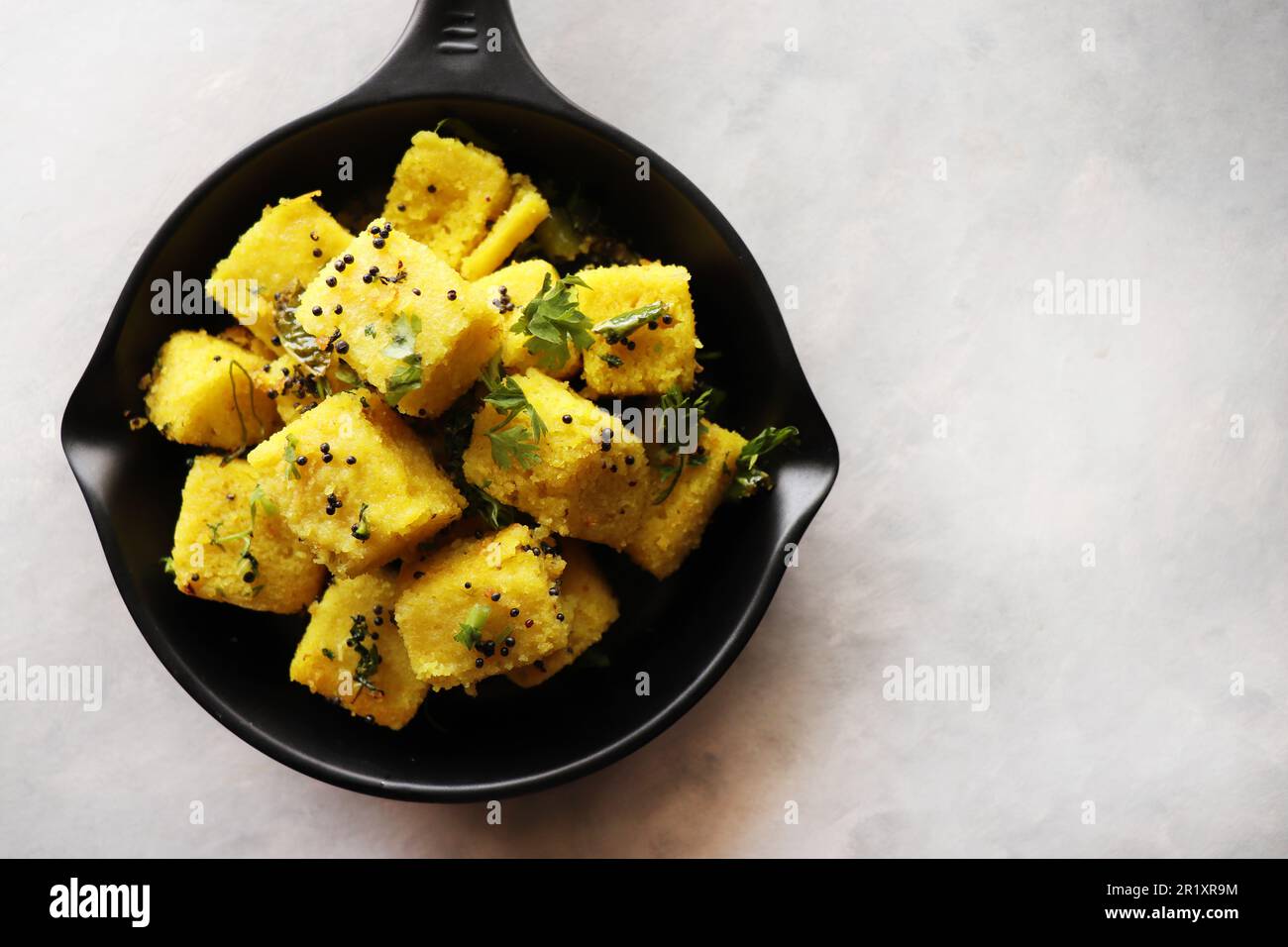 Indian chana Dal dhokla. Khaman dhokla is a famous dish of Gujarat