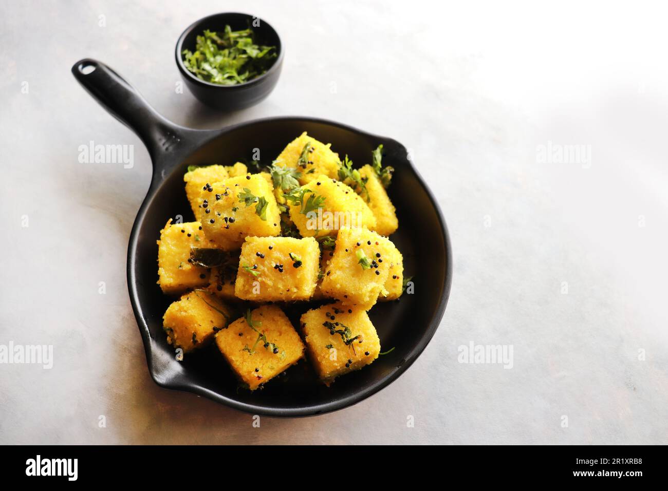 Indian chana Dal dhokla. Khaman dhokla is a famous dish of Gujarat