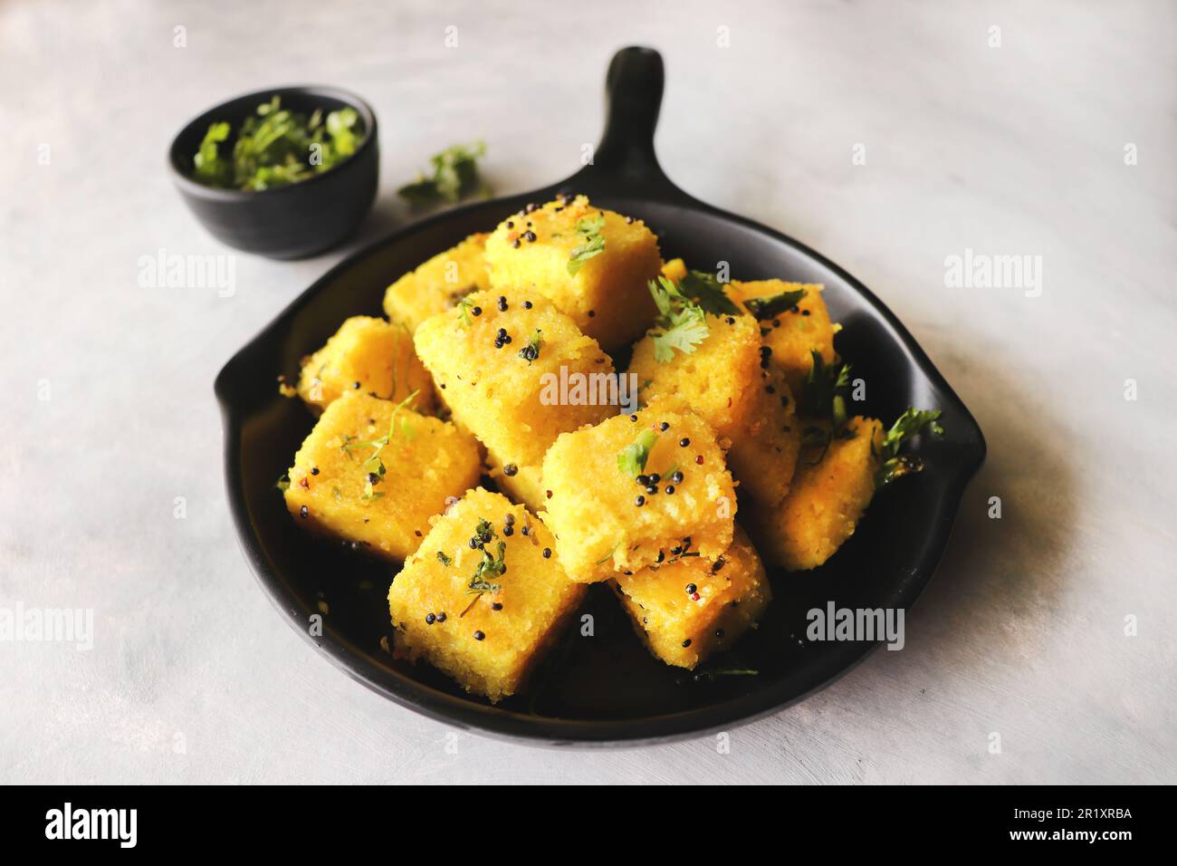 Indian chana Dal dhokla. Khaman dhokla is a famous dish of Gujarat