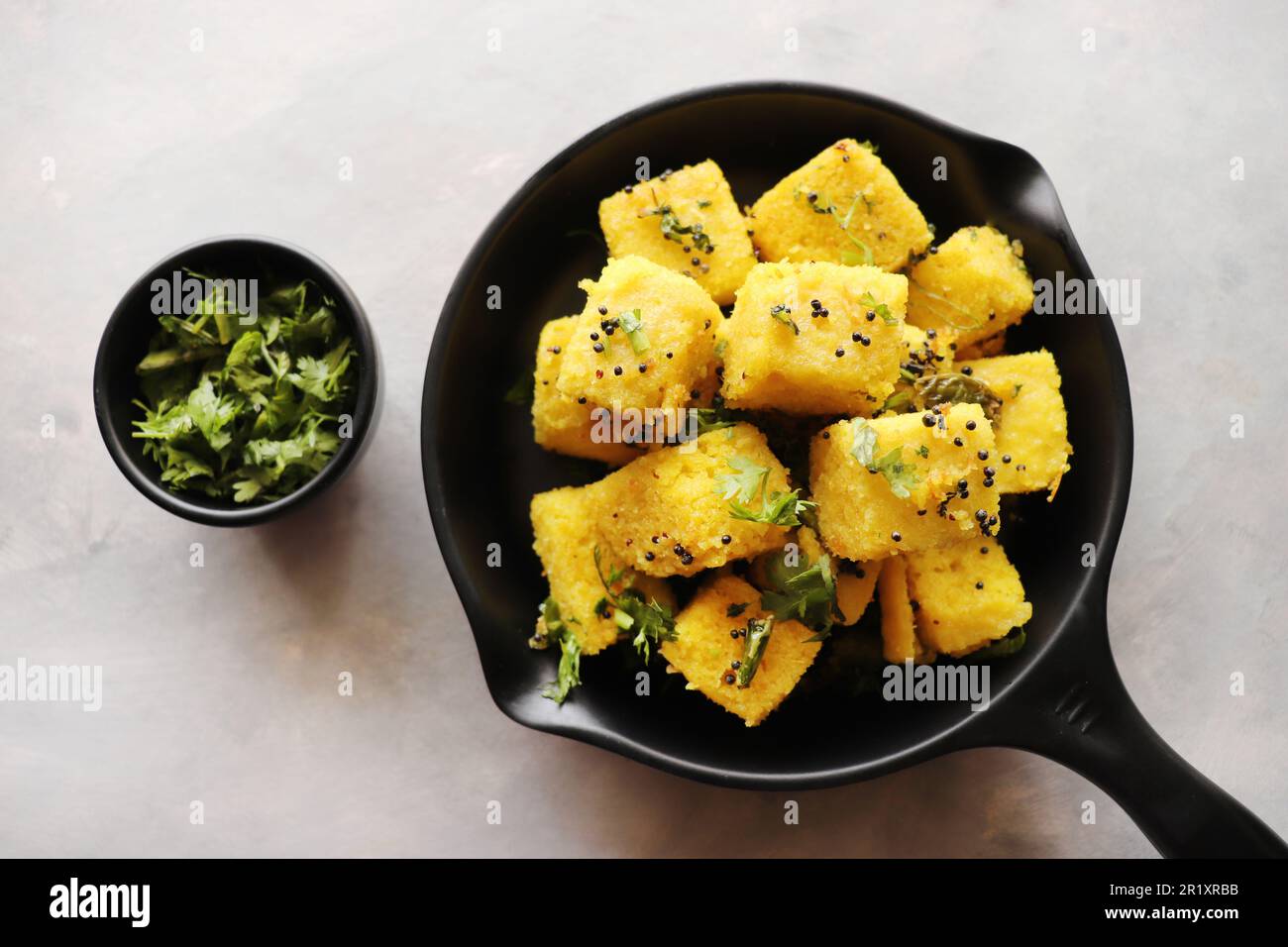 Indian chana Dal dhokla. Khaman dhokla is a famous dish of Gujarat