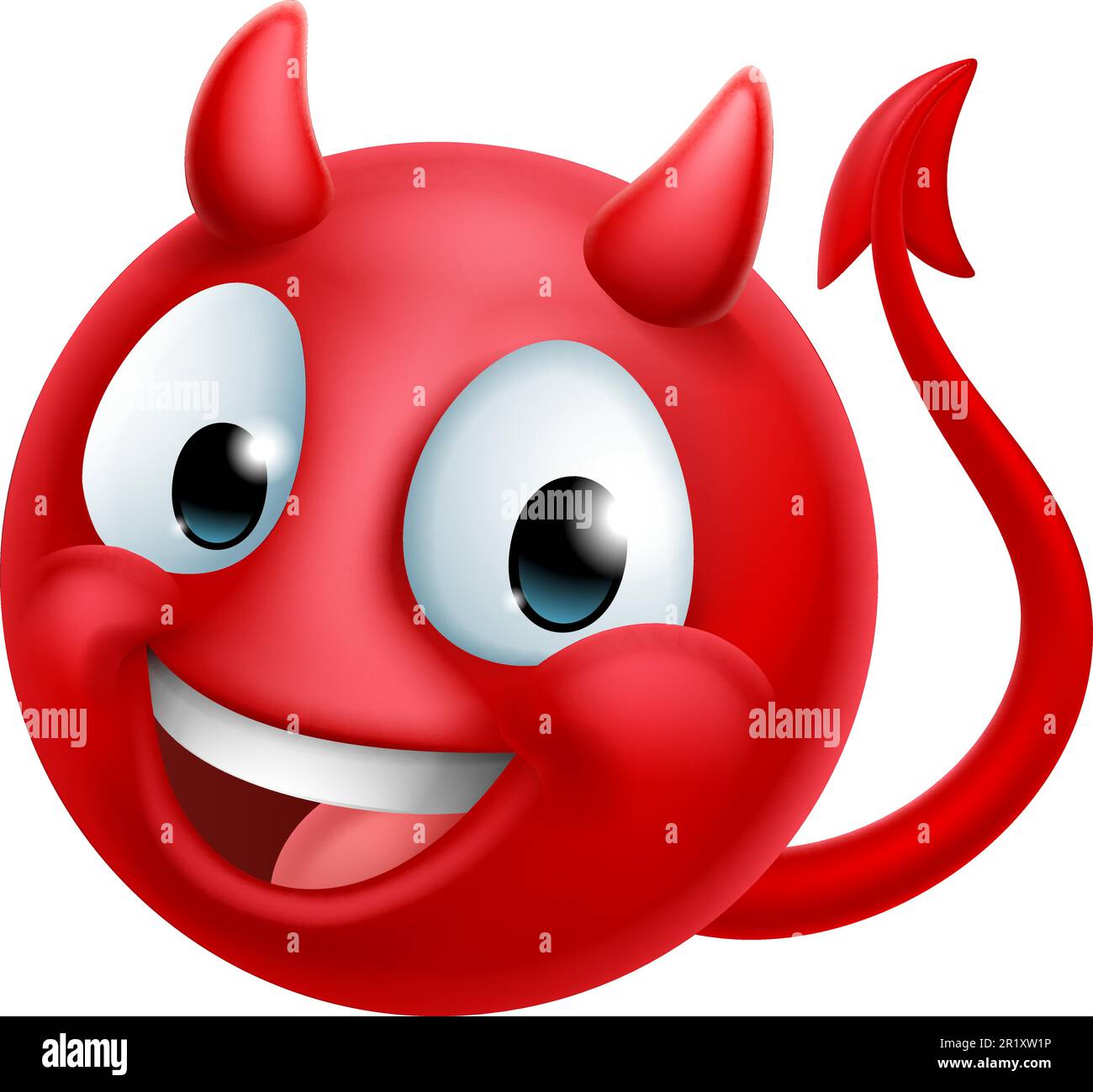 Devil emoji hi-res stock photography and images - Alamy
