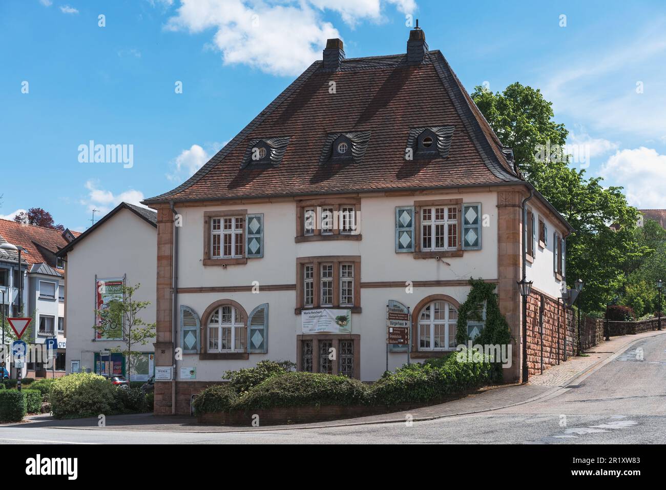 Former clergy house build around 1910, listed as cultural monument, Waldfischbach-Burgalben, Germany Stock Photo