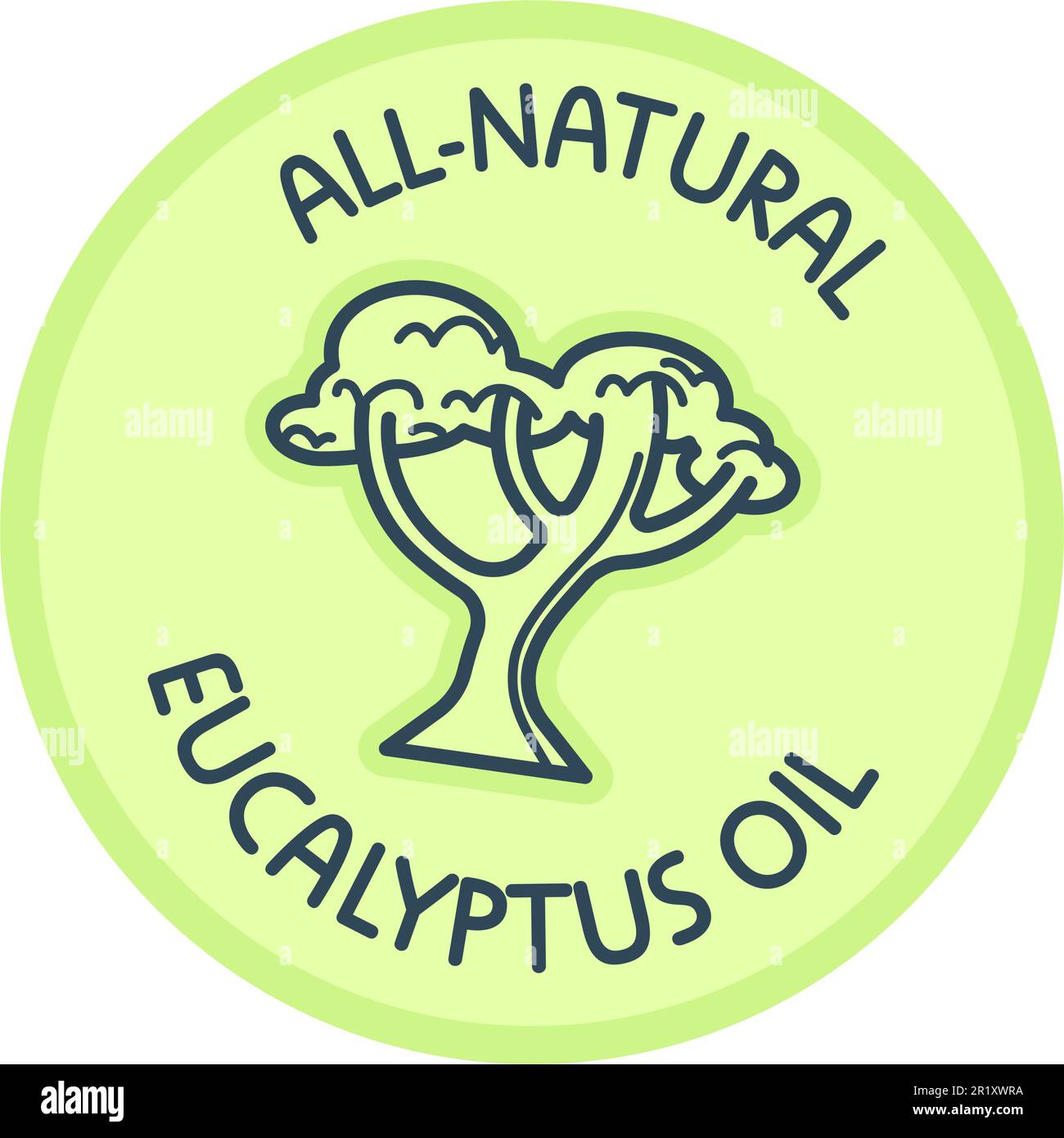 All natural eucalyptus oil, organic ingredient Stock Vector Image & Art