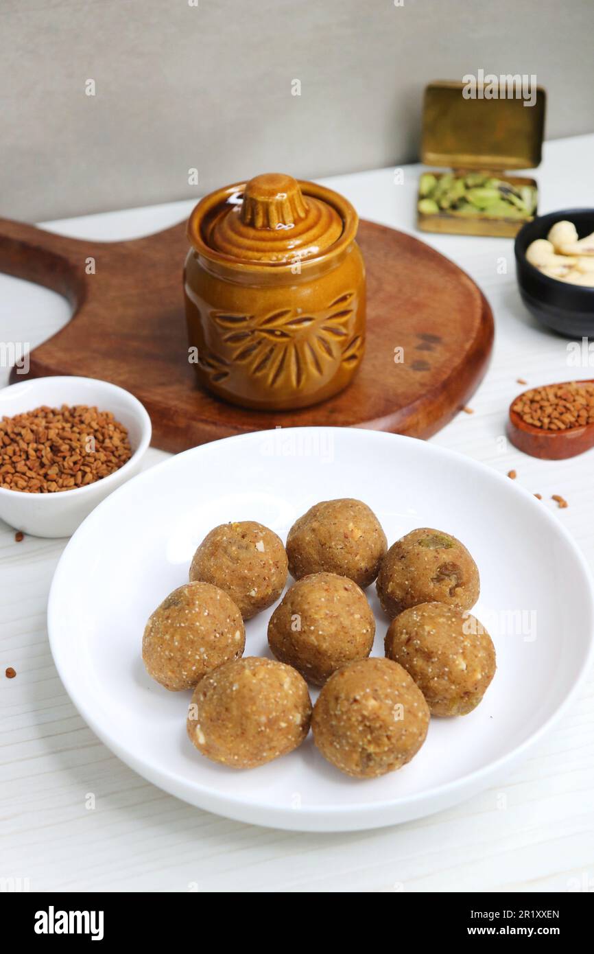 Fenugreek seed laddu hires stock photography and images Alamy