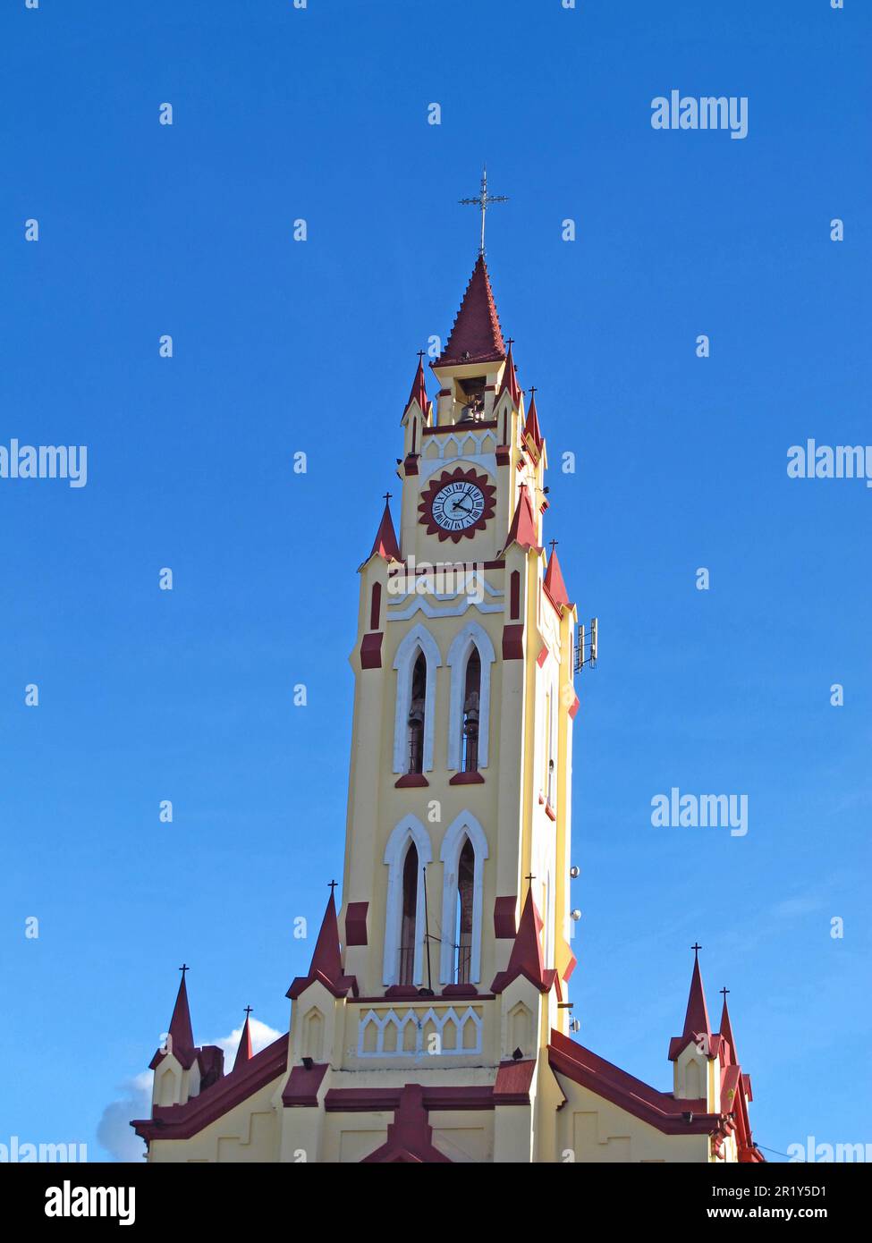 The church in Iquitos on the Amazon river in Peru Stock Photo - Alamy