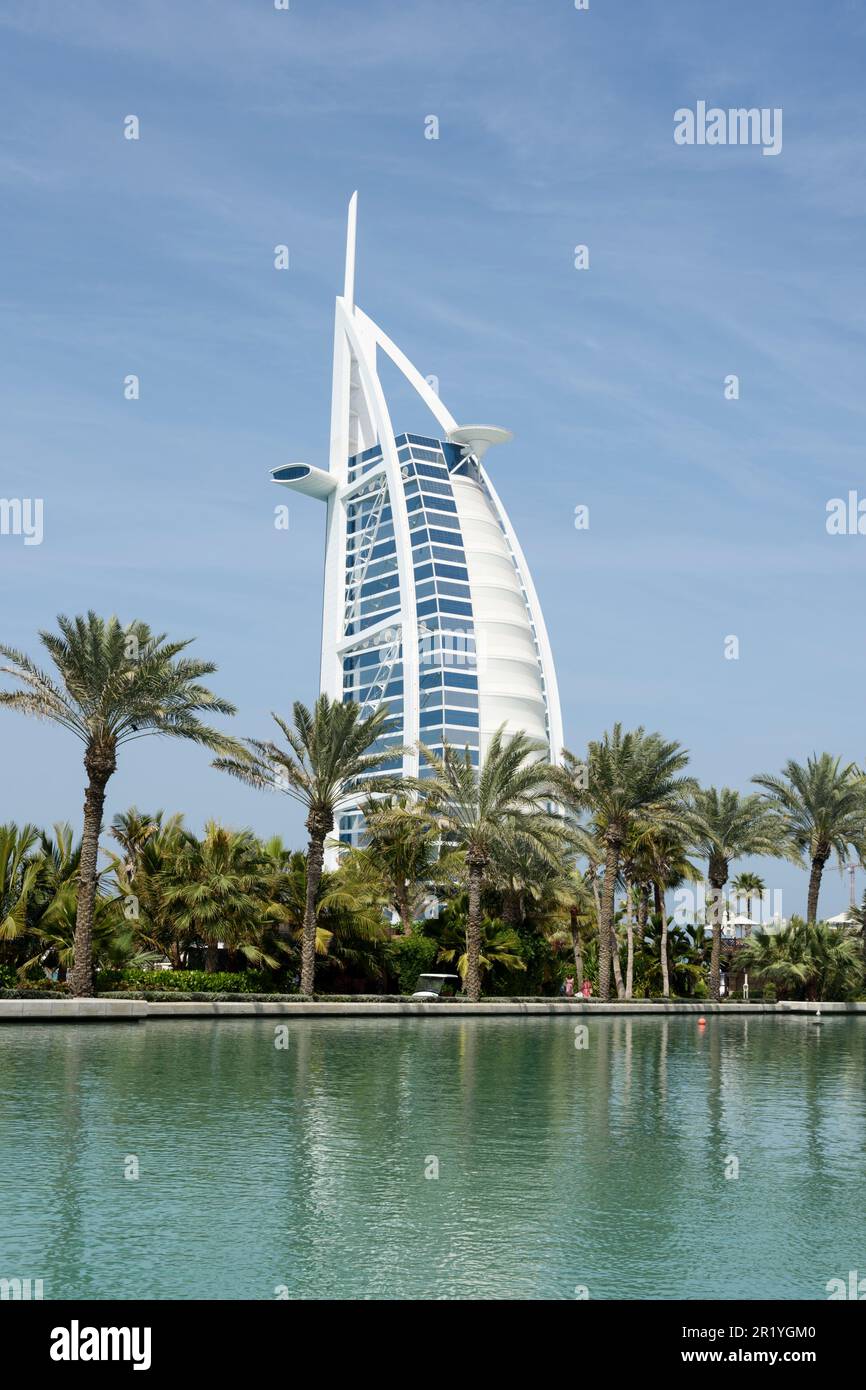 View Of Burj Al Arab Hotel From Madinat Jumeirah (a Modern ...