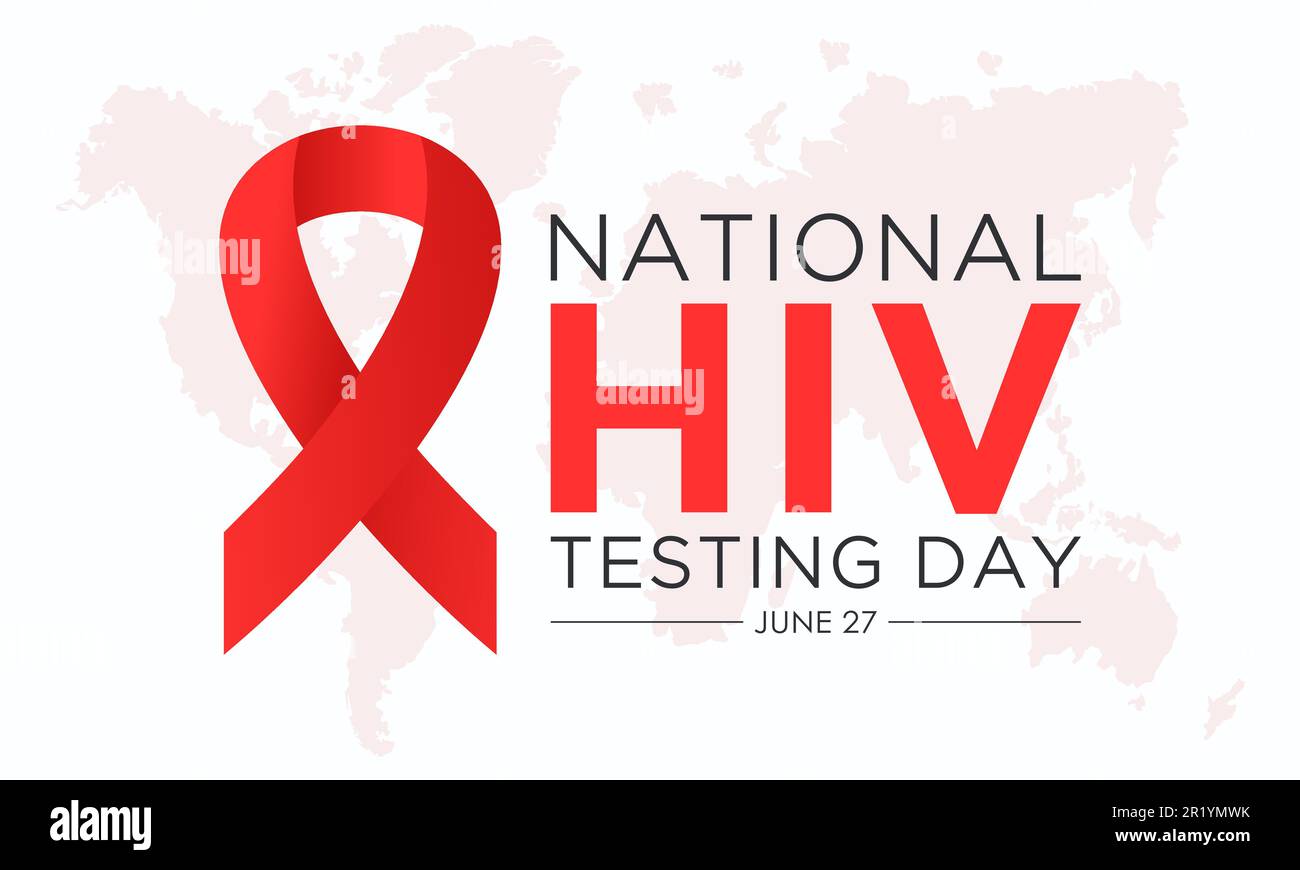 Hiv Testing day, June 27. Vector template for banner, greeting card ...