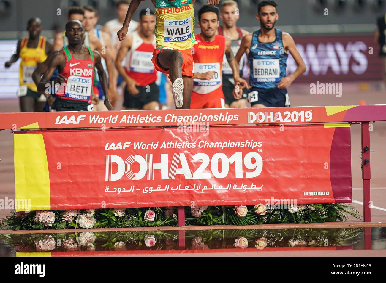 3000 meter steeplechase at the Doha 2019 World Championships in ...