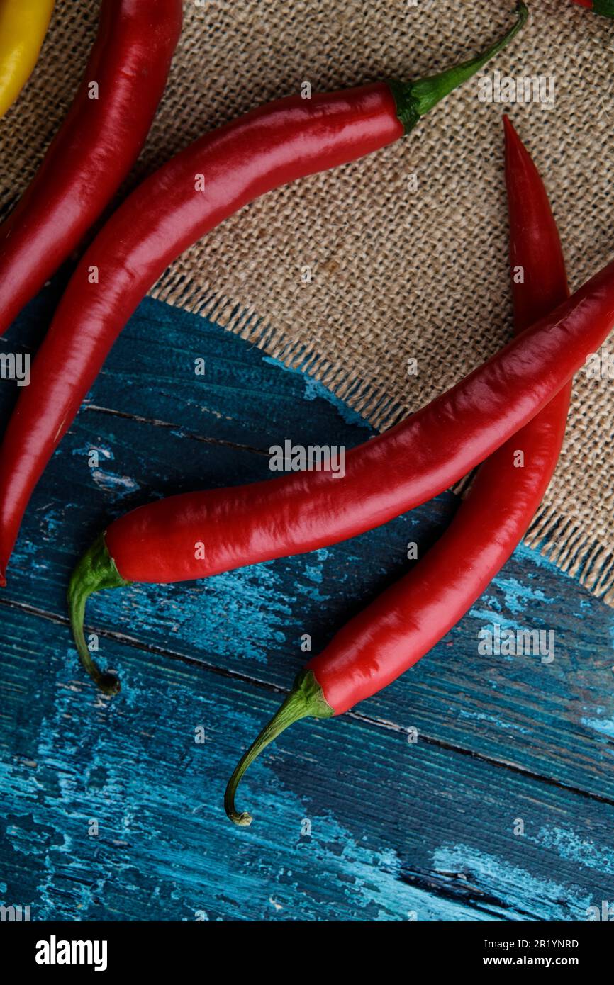 Yellow chillies hi-res stock photography and images - Alamy
