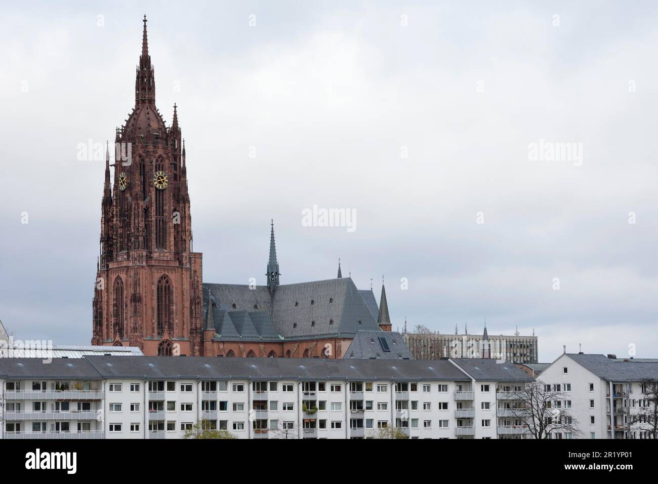 Frankfurt cathedral, the so called Kaiserdom, Frankfurt am Main Sued, Frankfurt am Main, Hessen, Deutschland Stock Photo