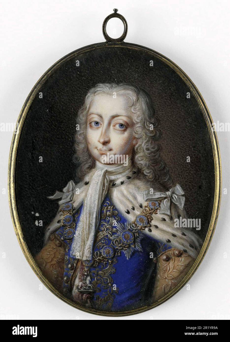 Frederick Louis (1707-51), Prince of Wales. Son of King George II, painting by Philippe Mercier, Historic, digitally restored reproduction of a historic original  /  Frederick Louis (1707-51), Prince of Wales. Son of King George II., Gemälde von Philippe Mercier, Historisch, digital restaurierte Reproduktion einer historischen Vorlage Stock Photo