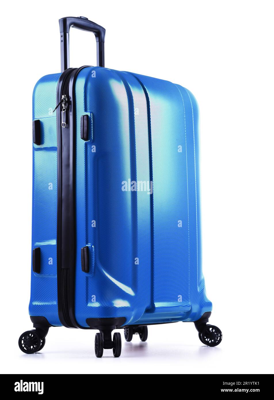 Travel suitcase isolated on white background Stock Photo