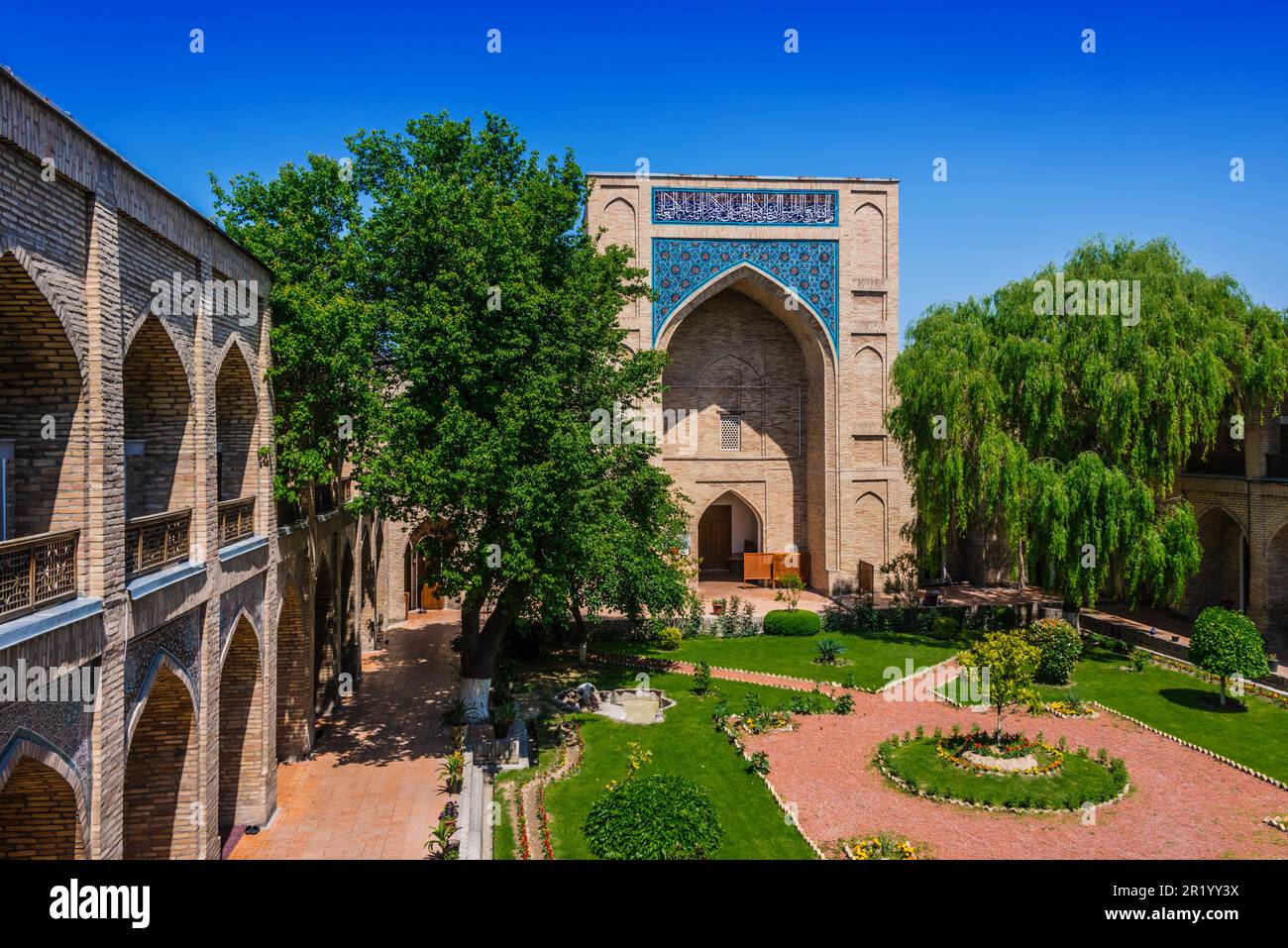 Kukeldash Madrasah, medieval madrasa in Tashkent, Uzbekistan Stock
