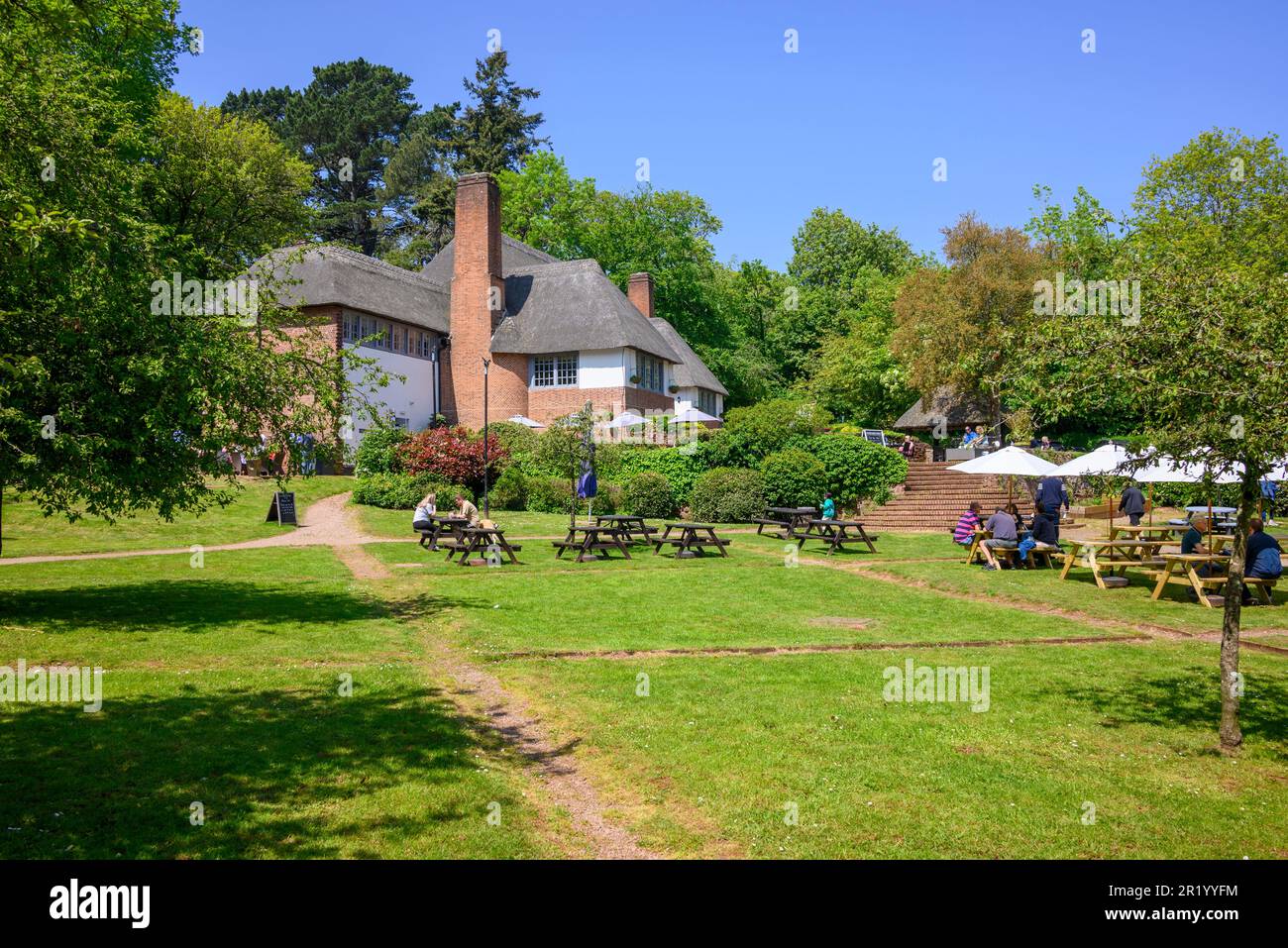 The Drum Inn, Cockington Country Park, Torquay, Devon in May Stock