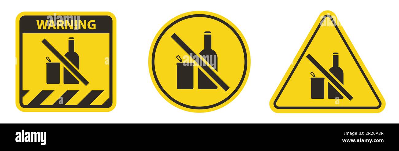 No alcohol sign, No Drinking alcohol Stock Vector Image &amp; Art - Alamy