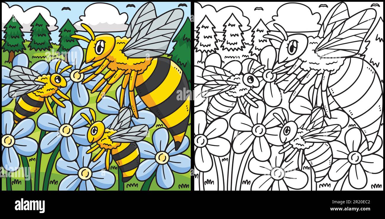 Queen Bee Coloring Page