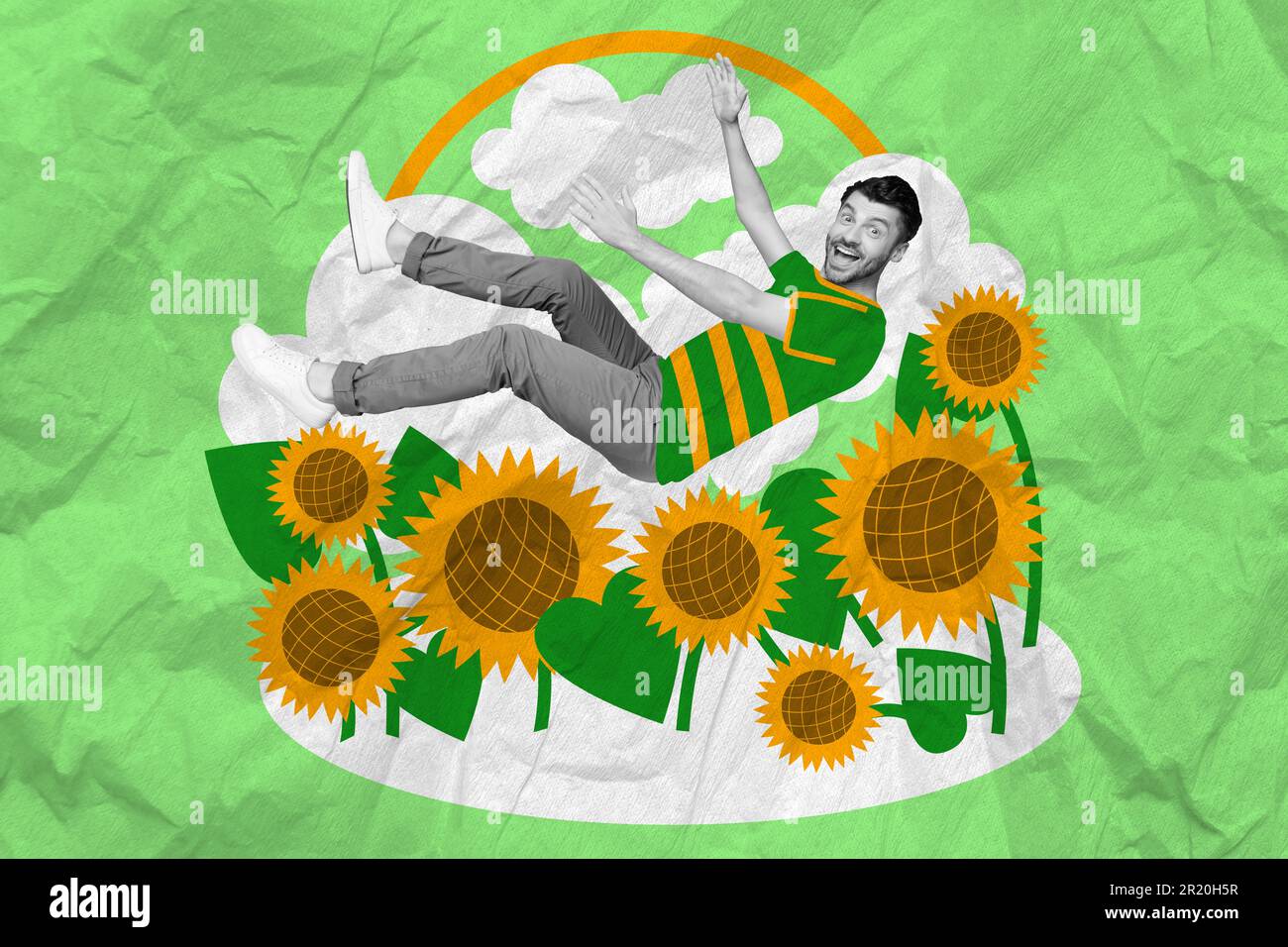 Collage artwork illustration funny hi-res stock photography and images ...