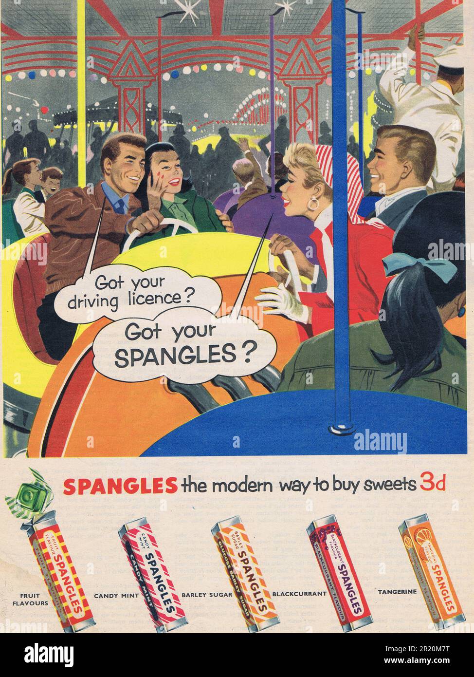 Spangles Ad c1955 Photograph by Hector Archive Stock Photo