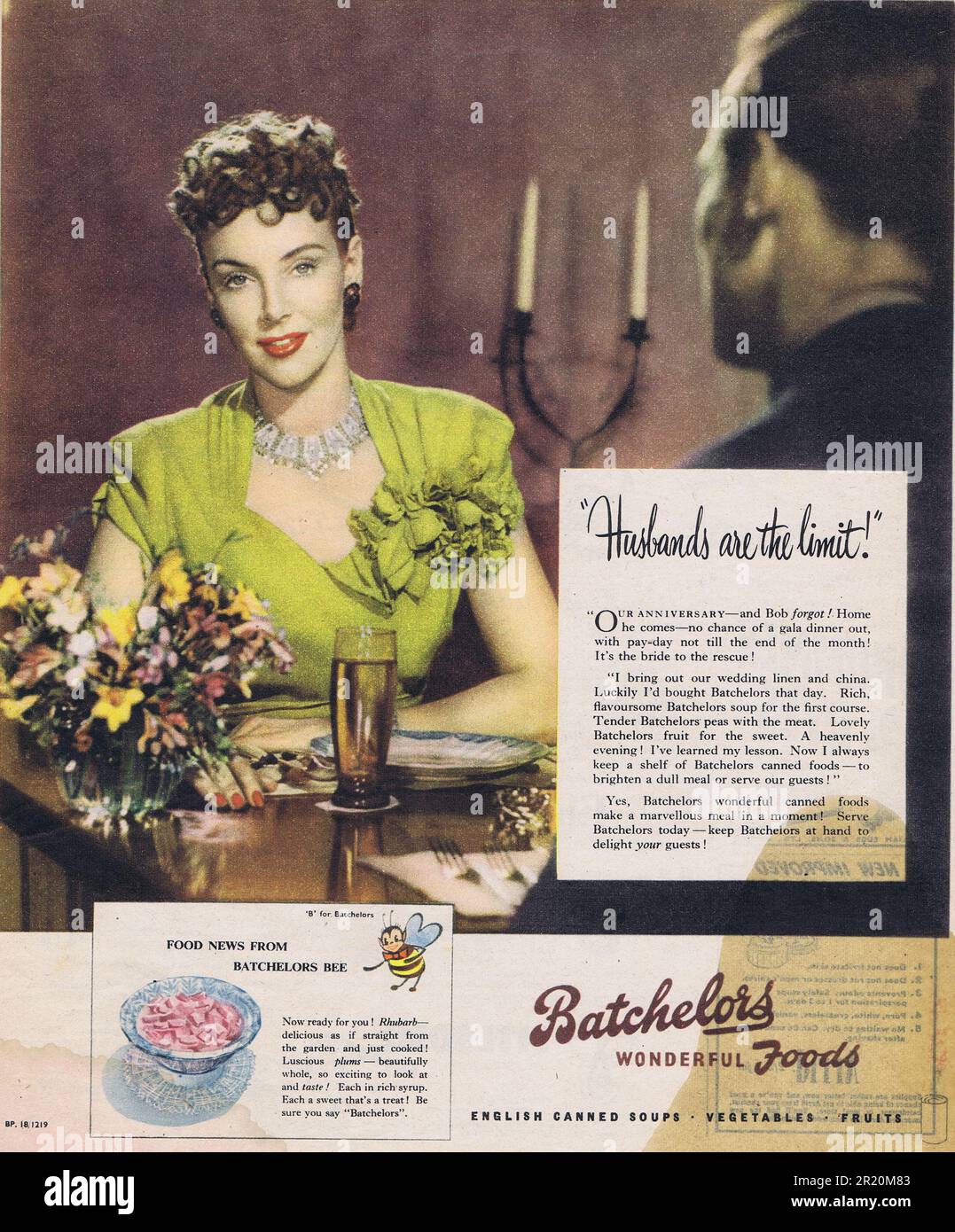 Batchelors Soup Ad c1955 Photograph by Hector Archive Stock Photo