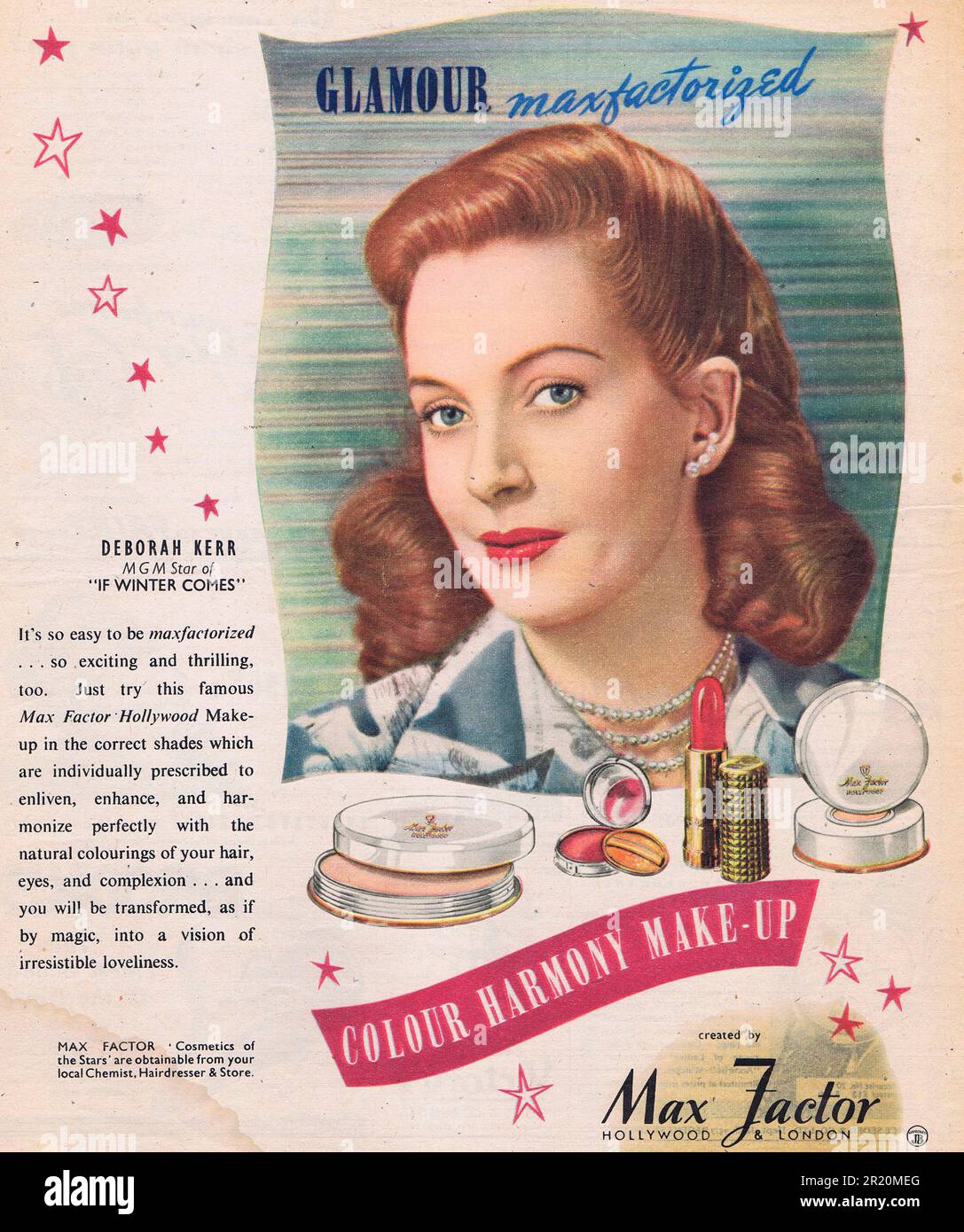 Max factor archive hi-res stock photography and images - Alamy