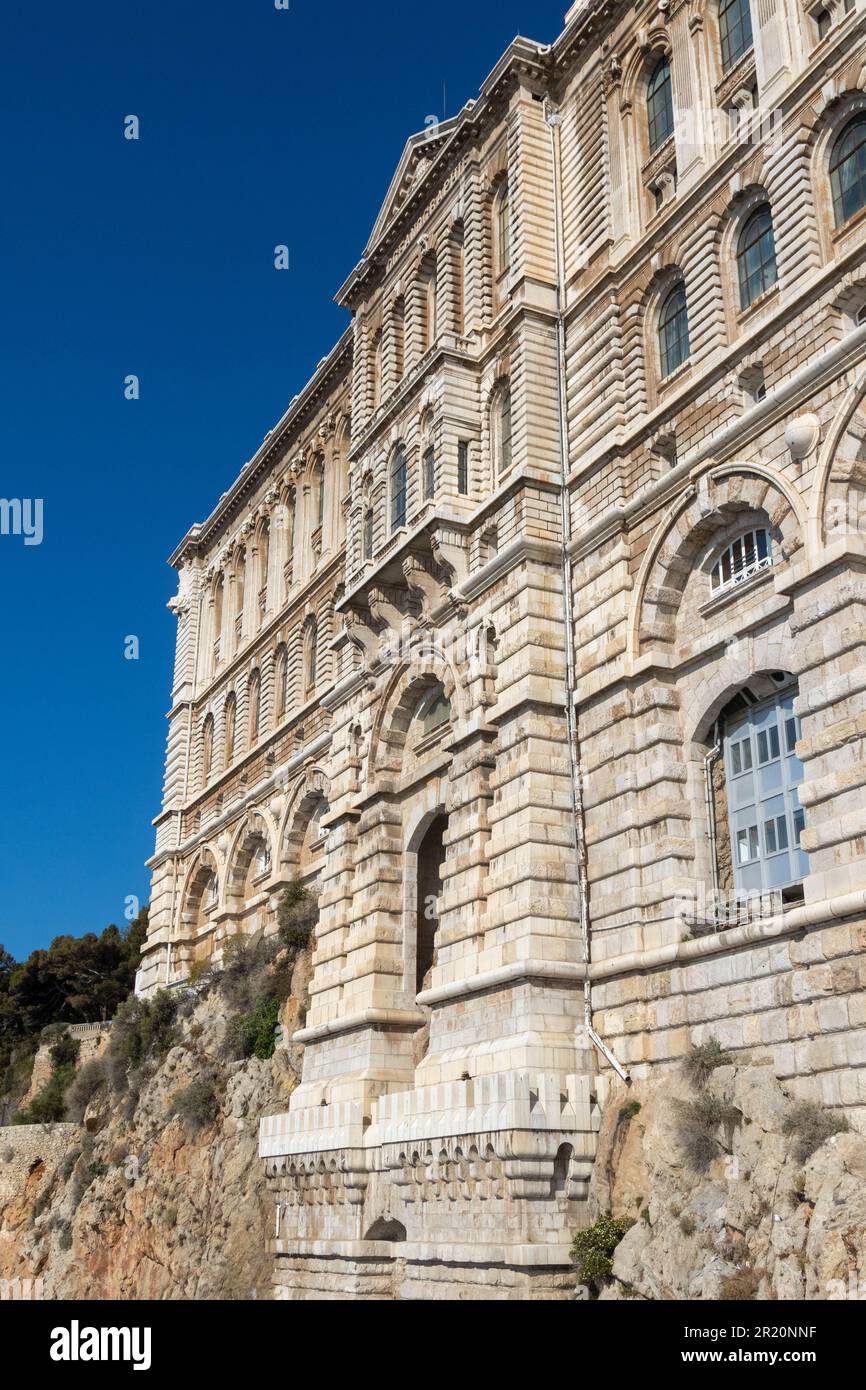 Monaco-Ville, Monaco, April 20th 2023:- A view of The Oceanographic