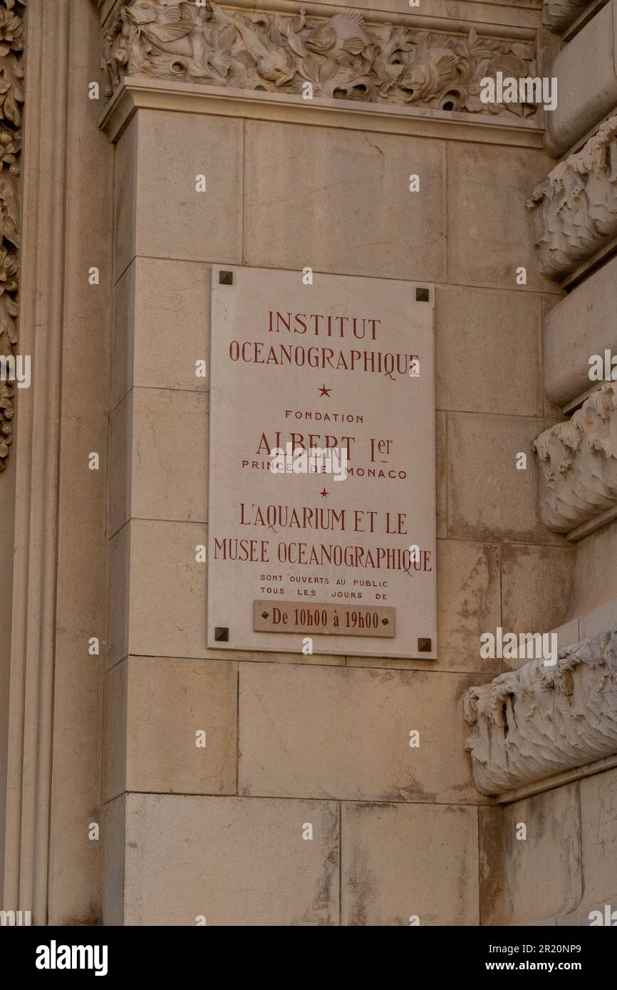 Monaco-Ville, Monaco, April 20th 2023:- A view of the Exterior of the