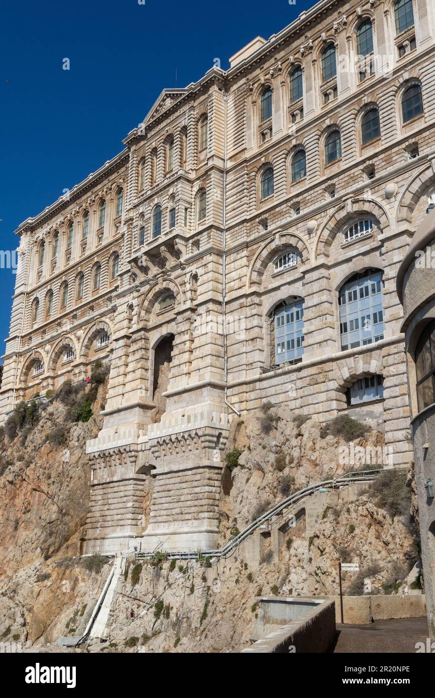 Monaco-Ville, Monaco, April 20th 2023:- A view of The Oceanographic