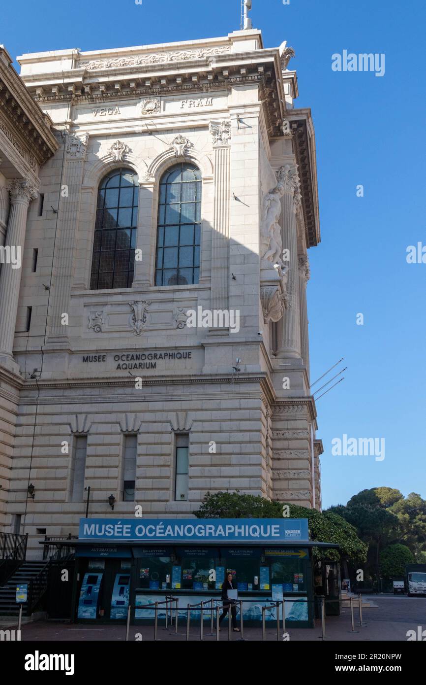 Monaco-Ville, Monaco, April 20th 2023:- A view of The Oceanographic