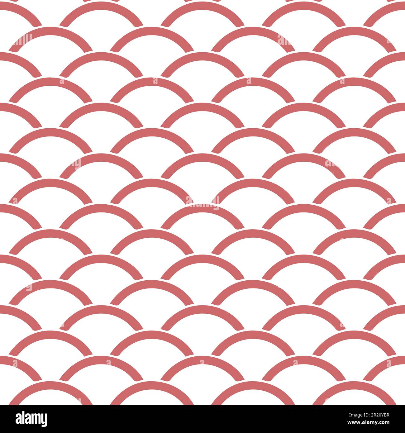 Seamless Pattern with Overlapping Circles Stock Vector
