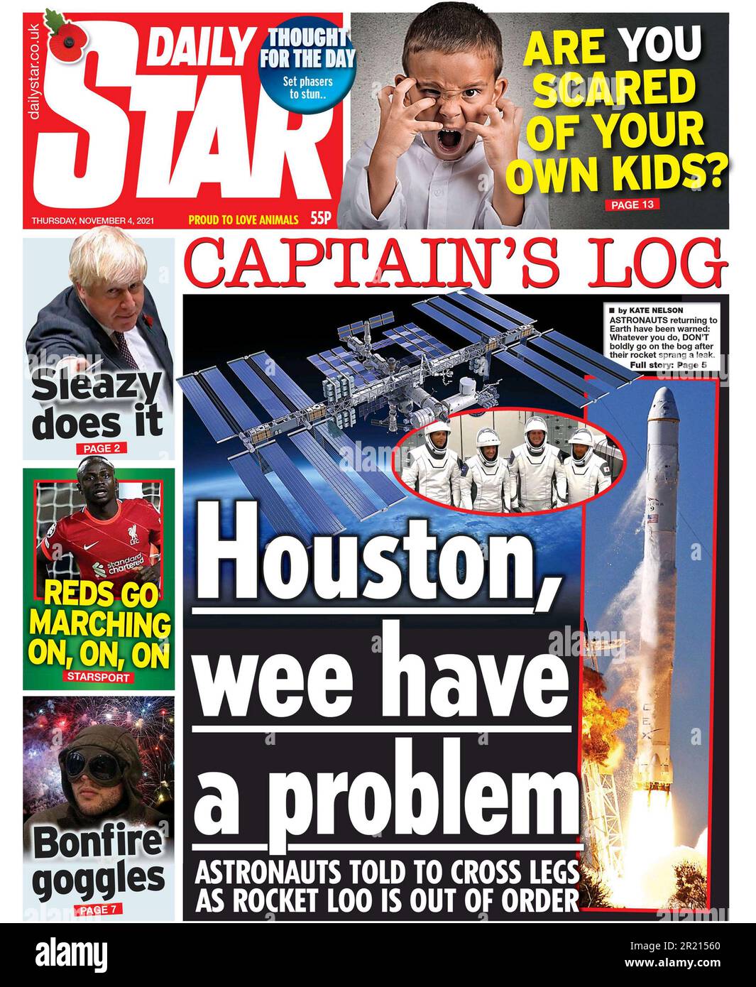 British newspaper headlines during the Owen Patterson sleaze affair