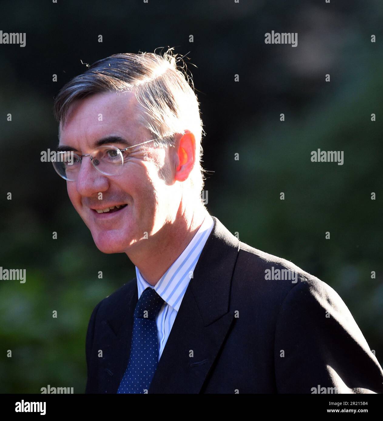Jacob William Rees-Mogg (born 24 May 1969) is a British politician serving as the Member of Parliament (MP) for North East Somerset since 2010. Now a backbencher, he served as Leader of the House of Commons and Lord President of the Council from 2019 to 2022, Minister of State for Brexit Opportunities and Government Efficiency from February to September 2022 and Secretary of State for Business, Energy and Industrial Strategy from September to October 2022. A member of the Conservative Party, Stock Photo