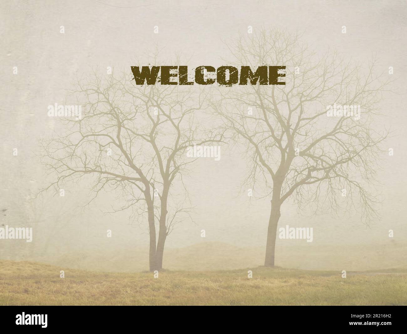 Graphic resource template for announcement in group gathering stock
