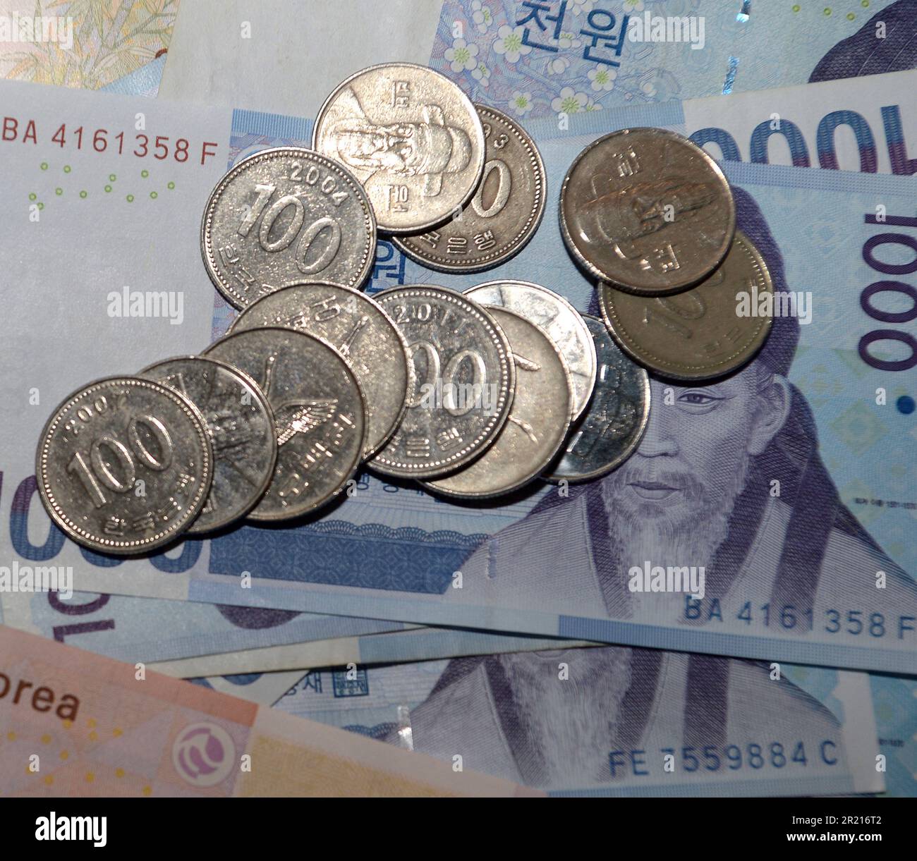 The Korean won. The South Korean won, officially the Korean Republic