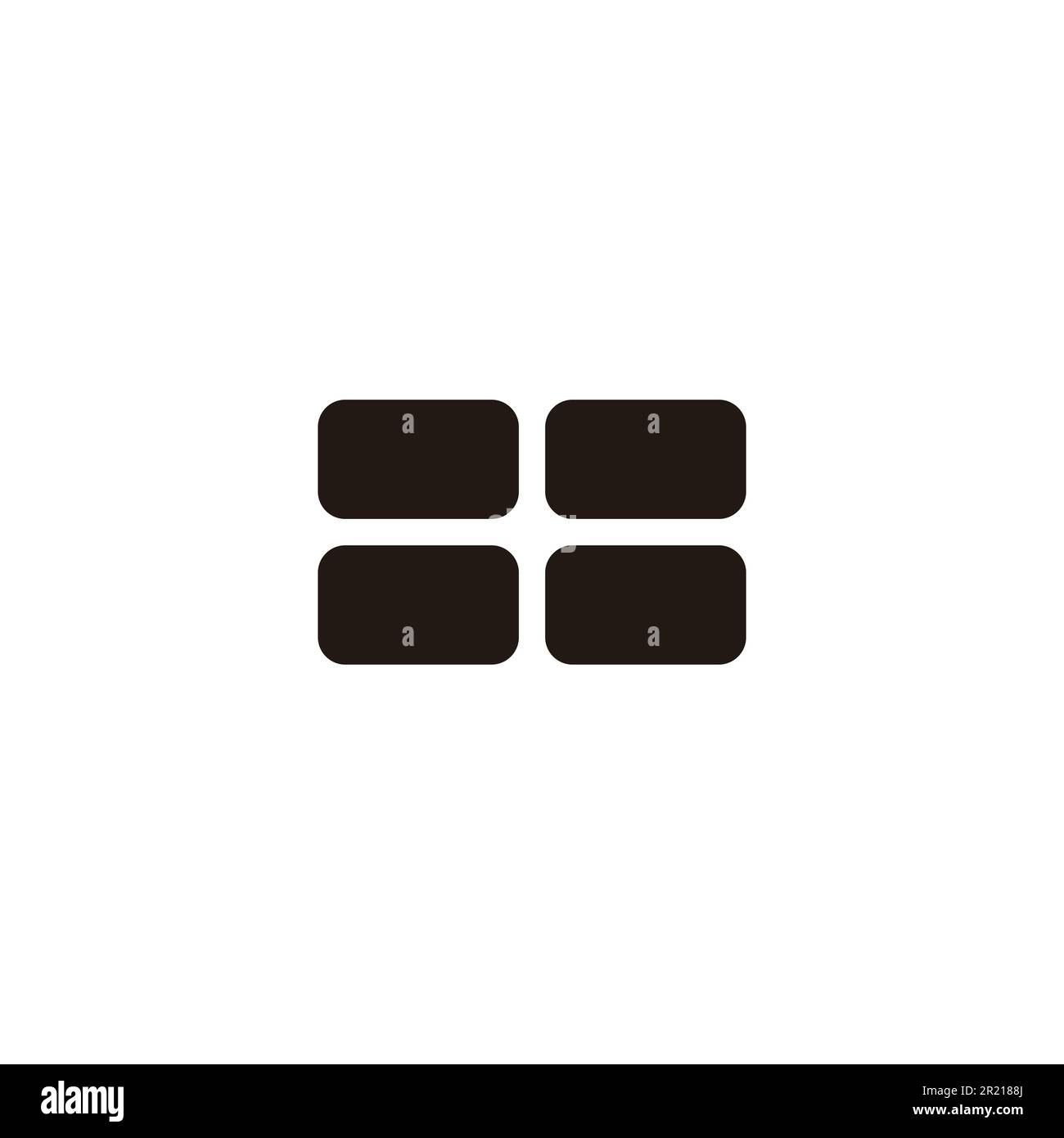 Screens, camera, cctv geometric symbol simple logo vector Stock Vector