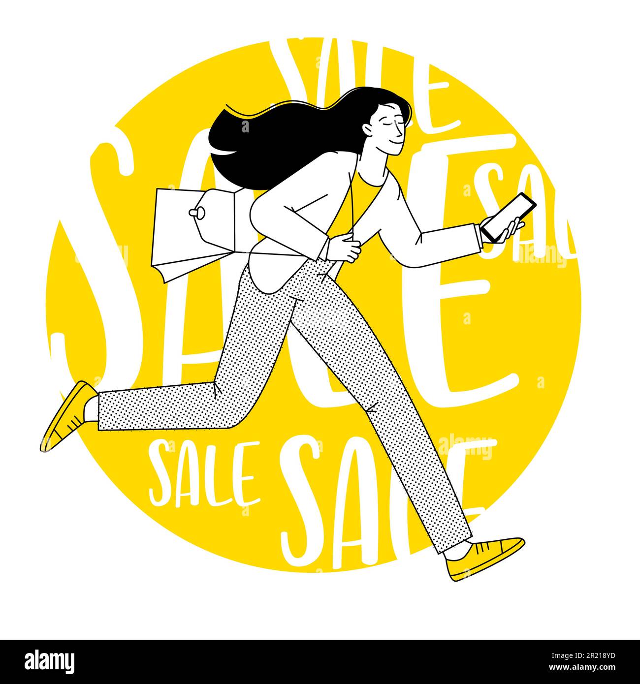 Happy shopping activity Stock Vector Image & Art Alamy