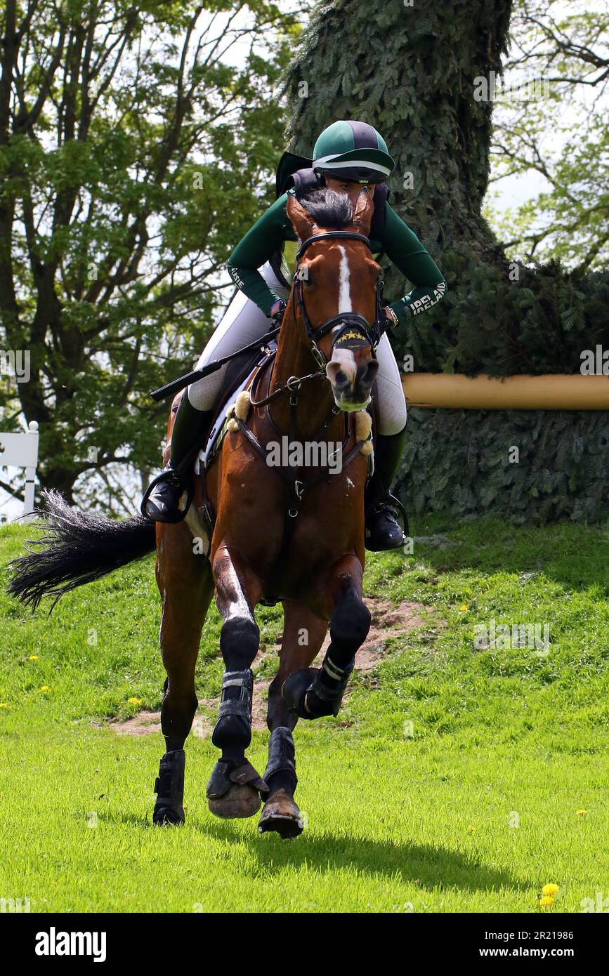 Susie Berry from Ireland riding Ringwood LB in the Cross Country at